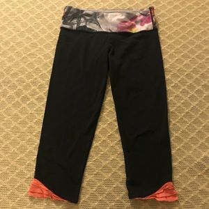 LULULEMON PURE MOVE CROP PANTS Unicorn Tears 6